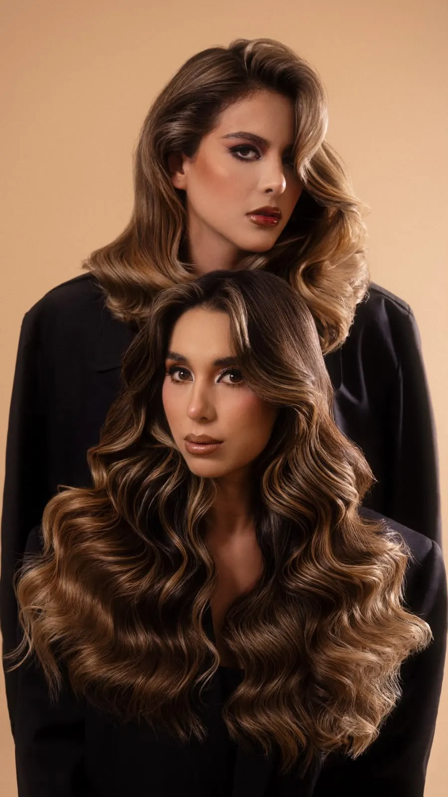 Dúo de melenas con balayage